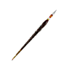 No Solo Vetro twisted glass dipping pen with clear, textured glass design for artistic writing and drawing.