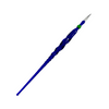 No Solo Vetro twisted glass dipping pen with clear, textured glass design for artistic writing or drawing.