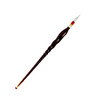 No Solo Vetro twisted glass dipping pen with a clear, textured glass design for artistic writing and drawing.
