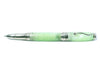 Jean-Pierre Lepine Indigo Classic Murano rollerball pen with green tea-colored barrel, elegant writing instrument.