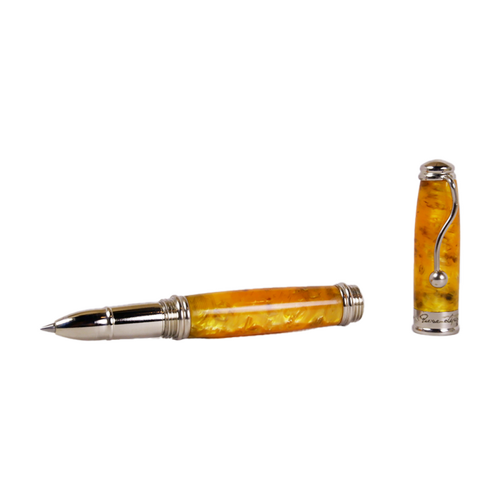 Jean-Pierre Lepine - Indigo Classic Murano - Rollerball - Yellow Orange - Papier Plume