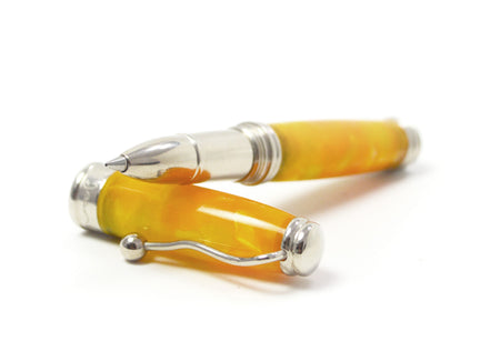 Jean-Pierre Lepine - Indigo Classic Murano - Rollerball - Spotted Yellow - Papier Plume