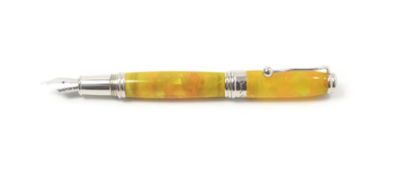 Jean-Pierre Lepine - Indigo Classic Murano - Fountain Pen - Spotted Yellow - Papier Plume