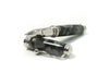 Jean-Pierre Lepine Indigo Classic Murano rollerball pen with black tortoise-patterned body and gold accents.