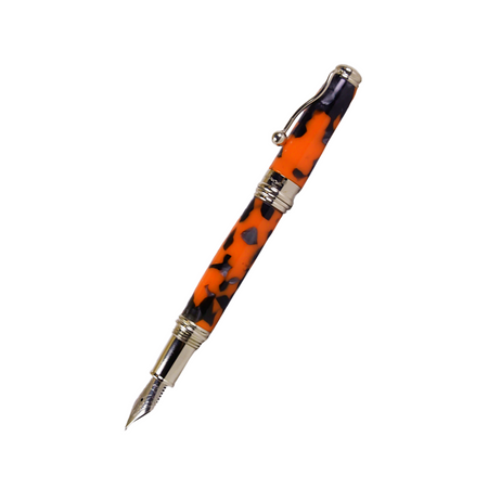 Jean-Pierre Lepine - Indigo Classic Murano - Fountain Pen - Black and Orange - Papier Plume