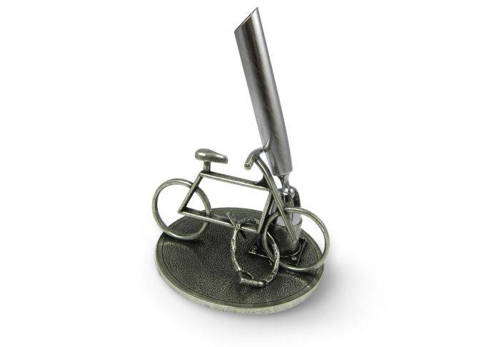 Jac Zagoory - Chain Your Bike, Not Your Thoughts - Pen and Pen Holder - Papier Plume