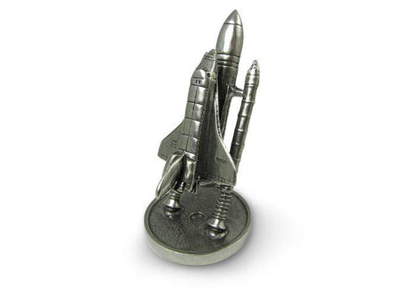 Jac Zagoory Write Rocket pen rest holder with sleek rocket design for holding pens and stationery on a desk.