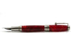 Jean-Pierre Lepine - Indigo Classic Murano - Red with Yellow Filet - Fountain Pen - Papier Plume