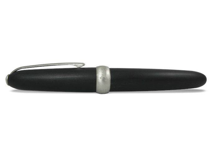 Jean-Pierre Lepine - Winston - Fountain Pen - Black with Matte Chrome Accessory - Papier Plume