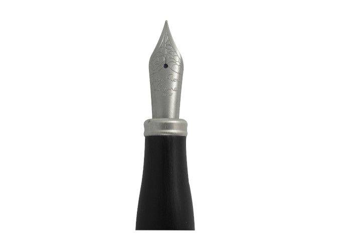 Jean-Pierre Lepine - Winston - Fountain Pen - Black with Matte Chrome Accessory - Papier Plume