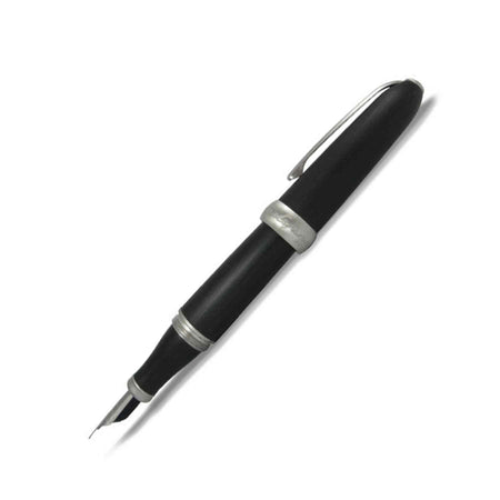 Jean-Pierre Lepine - Winston - Fountain Pen - Black with Matte Chrome Accessory - Papier Plume