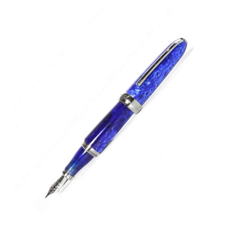 Jean-Pierre Lepine - Winston - Fountain Pen - Blue with Chrome Accessory - Papier Plume