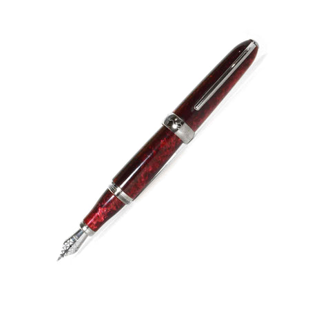 Jean-Pierre Lepine - Winston - Fountain Pen - Red with Chrome Accessory - Papier Plume