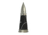 Jean-Pierre Lepine Winston rollerball pen in black with white filet, sleek writing instrument with elegant design.