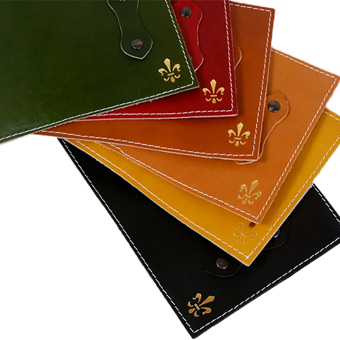 Refillable Latch Daily 2025 Planner journal with Italian leather cover by Il Cartiglio, featuring a sleek, classic design.