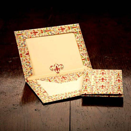 Kartos Giglio portfolio with multiple compartments, made of high-quality stationary material, designed for organized document storage.