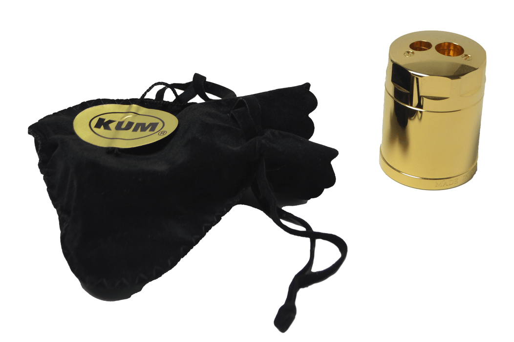 KUM - Luxury Gold Plated 2-hole Pencil Sharpener - Papier Plume