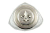 Ink Bottle - Pewter Top - Fleur De Lys Design - Papier Plume