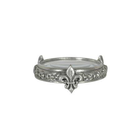 Small Magnifying Glass on Feet, Fleur de Lys - Papier Plume