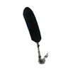 Le Potier D'Étain pewter trumpet-shaped pen rest for quills, featuring a detailed stand for elegant writing accessories.