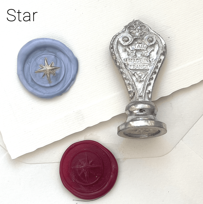 Le Potier D'etain wax seal with anchor design, featuring intricate metalwork and vintage style for sealing and decoration.