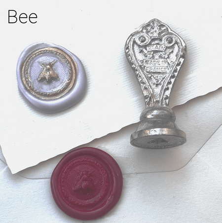 Le Potier D'etain wax seal with anchor design, crafted for sealing documents and adding a vintage touch to stationery.