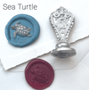 Le Potier D'etain wax seal featuring an anchor design, crafted for sealing letters and adding a vintage touch.