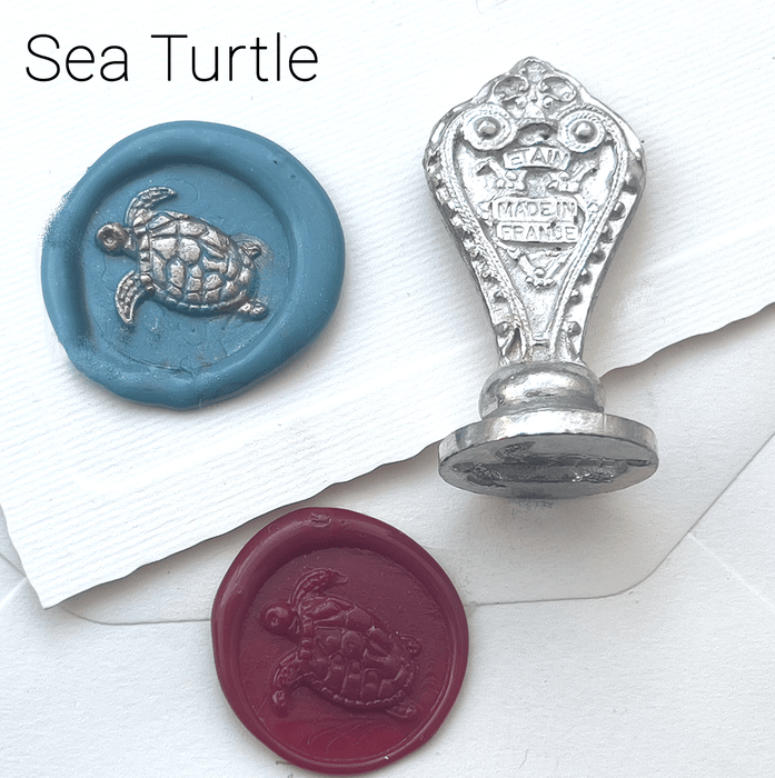 Le Potier D'etain wax seal featuring an anchor design, crafted for sealing letters and adding a vintage touch.