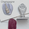 Le Potier D'etain wax seal with anchor design showing intricate metalwork and vintage style for sealing documents or letters.