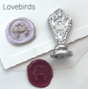 Le Potier D'etain wax seal with anchor design, showcasing detailed craftsmanship on a metal wax seal stamp.