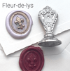 Le Potier D'etain wax seal with anchor design, crafted for sealing letters and adding a vintage touch to correspondence.