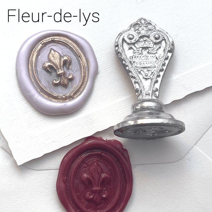 Le Potier D'etain wax seal with anchor design, crafted for sealing letters and adding a vintage touch to correspondence.