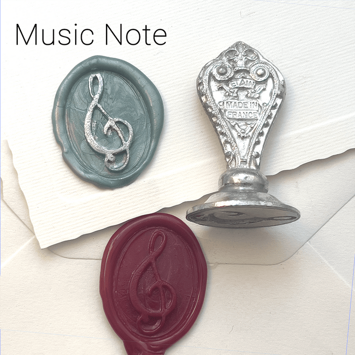 Le Potier D'etain wax seal with anchor design, crafted for sealing and decorative purposes, showcasing detailed craftsmanship.