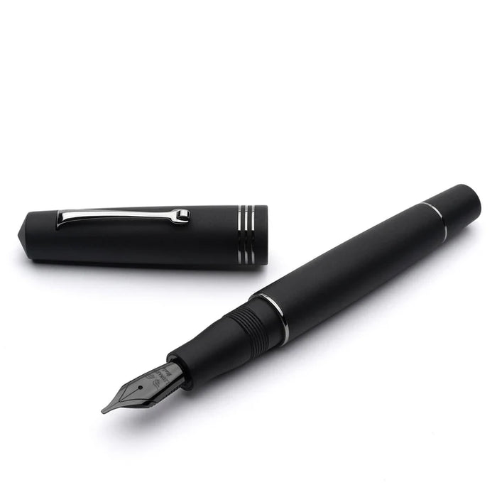 Momento zero Black Matte (Ruthenium) Fountain Pen - Papier Plume