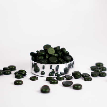 Pearl Moss green wax beads by Papier Plume, small round wax beads with a smooth, glossy finish for crafting and candle making.
