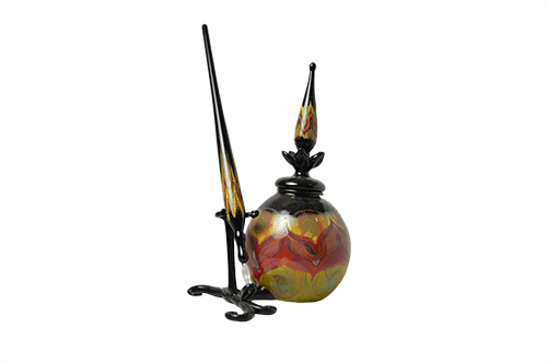 Murano Glass Inkwell Set: Green, Yellow, & Red - Papier Plume
