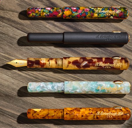 Esterbrook Niblet fountain pen with a sleek metal nib and classic design, perfect for smooth writing and detailed ink work.