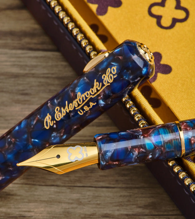 Esterbrook Niblet fountain pen with a sleek nib and classic design, showcasing its elegant writing tip and smooth finish.