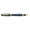 Esterbrook Estie fountain pen with gold fittings, featuring a sleek nouveau blue resin body and elegant design.