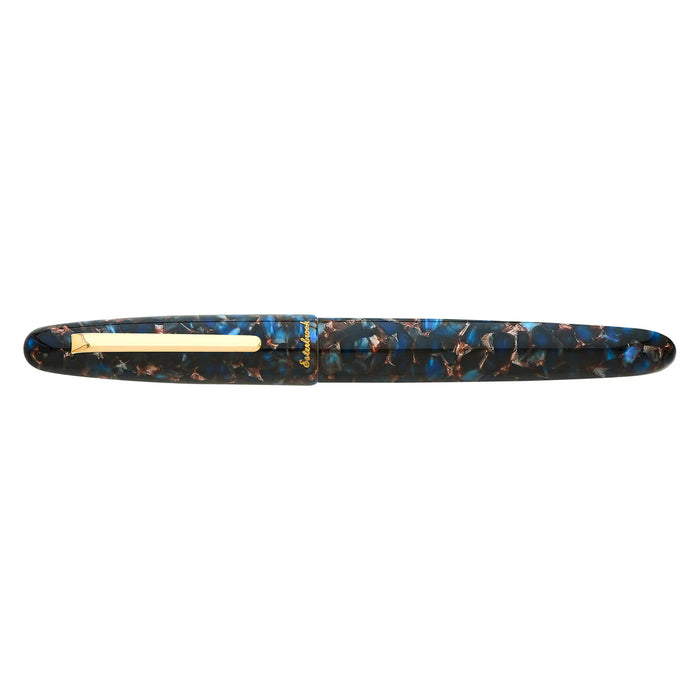 Esterbrook Estie fountain pen with gold fittings, featuring a sleek nouveau blue finish and elegant design.