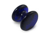 Amber glass pen rest by Papier Plume, elegant and smooth with a curved design for holding pens and writing instruments.
