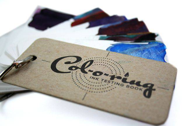 Col-O-Ring Ink Testing Book - Papier Plume