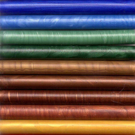 Antique copper-colored Papier Plume super pliable sealing wax sticks, 4 inches long, ideal for sealing and decorative crafts.