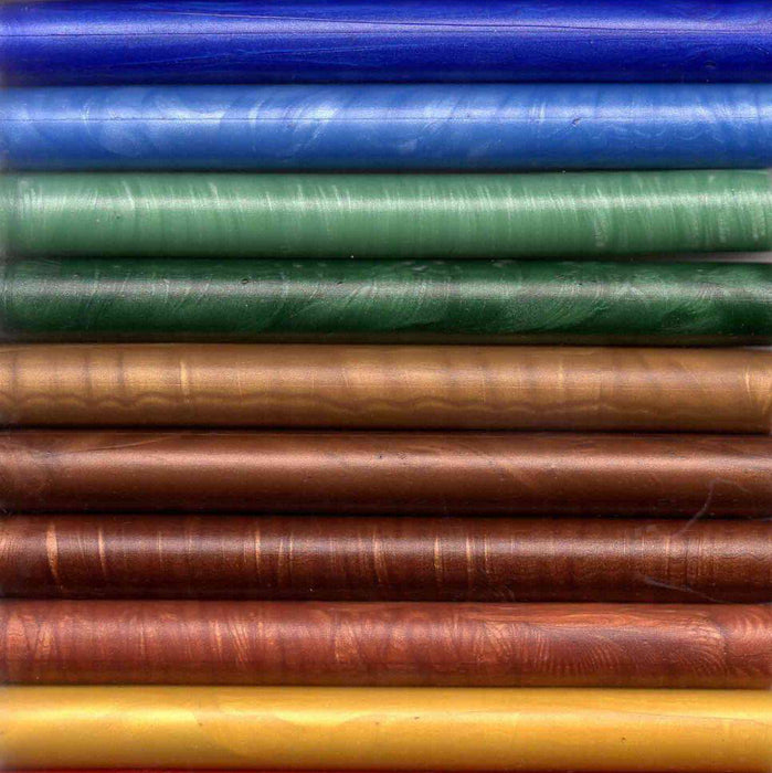 Antique copper-colored Papier Plume super pliable sealing wax sticks, 4 inches long, ideal for sealing and decorative crafts.