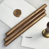 Black pliable sealing wax sticks by Papier Plume, 7 inches long, ideal for sealing and decorative wax seals.
