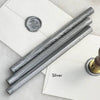 Black Pliable Sealing Wax Sticks by Papier Plume, 7 inches long, ideal for sealing and decorative wax seals.