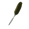 Le Potier D'Etain - Feather Ink Quills - Pewter Flower - Papier Plume