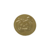 Orange pumpkin-shaped wax seal from Papier Plume, featuring detailed pumpkin design for Halloween-themed decorations and correspondence.