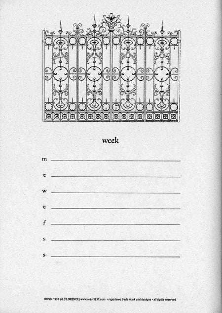 Rossi soft cover stitched Bat A5 journal with blank pages, featuring a sleek design and durable binding for note-taking and journaling.