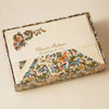 Rossi Bird Florentine Classico notecards with elegant floral design, part of Rossi's stationery collection, perfect for handwritten notes.